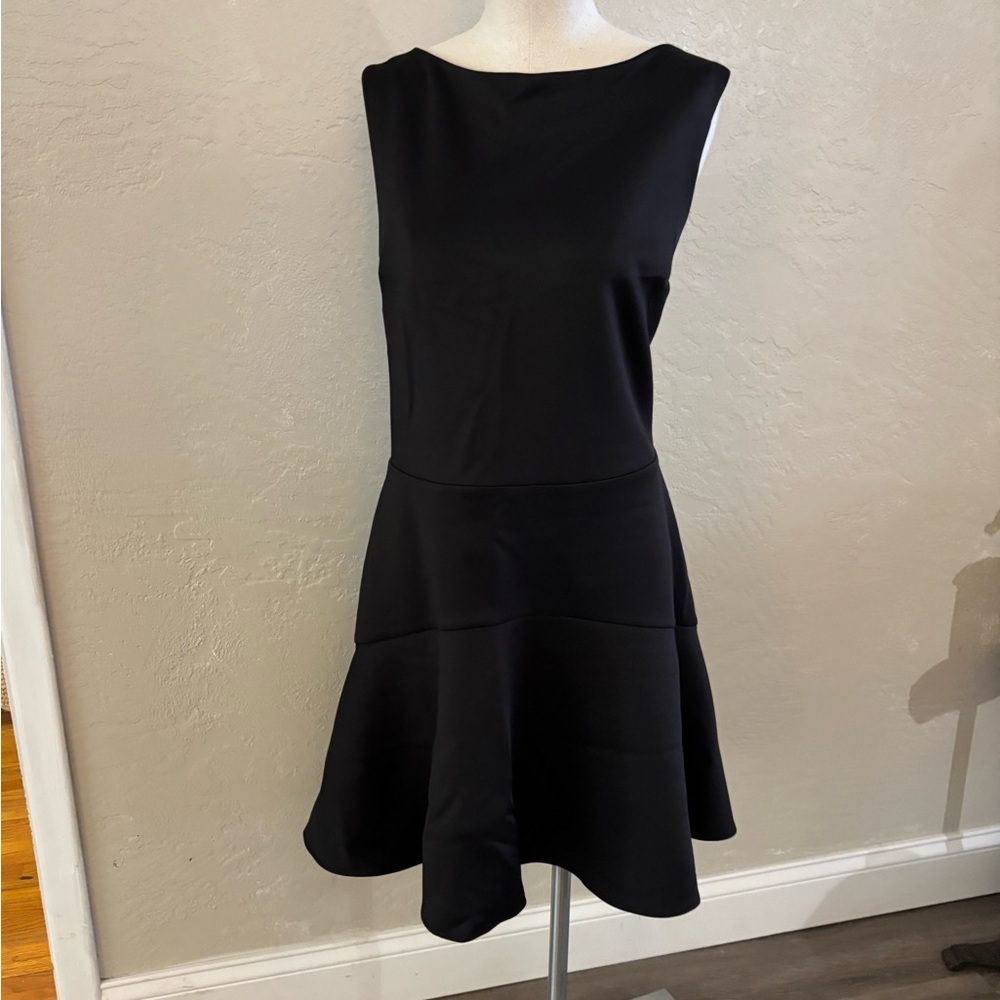 Alexia Admor Sleeveless Black Fit & Flare Dress Sz XL